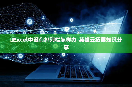 ​Excel中没有排列栏怎样办-英雄云拓展知识分享