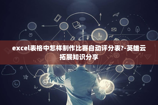 excel表格中怎样制作比赛自动评分表?-英雄云拓展知识分享