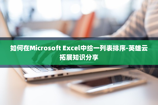 如何在Microsoft Excel中给一列表排序-英雄云拓展知识分享