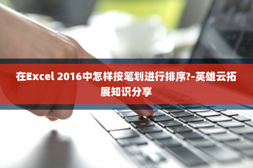 在Excel 2016中怎样按笔划进行排序?-英雄云拓展知识分享