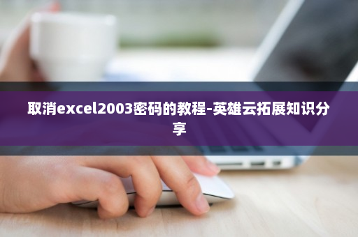 取消excel2003密码的教程-英雄云拓展知识分享