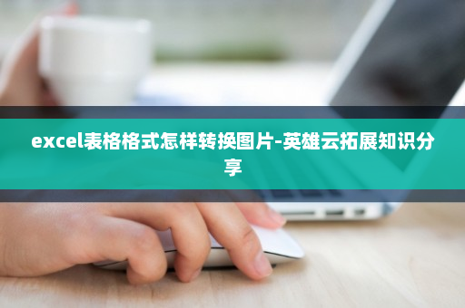excel表格格式怎样转换图片-英雄云拓展知识分享