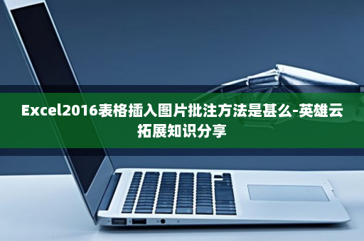 Excel2016表格插入图片批注方法是甚么-英雄云拓展知识分享