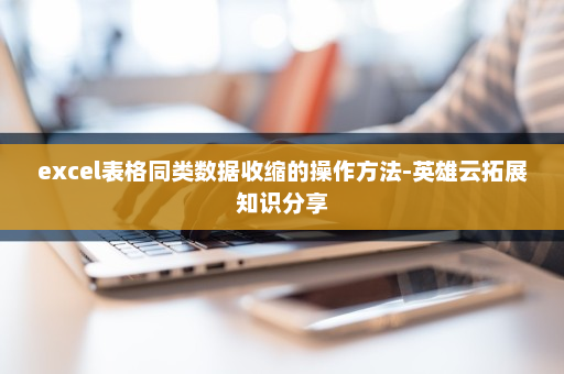 excel表格同类数据收缩的操作方法-英雄云拓展知识分享