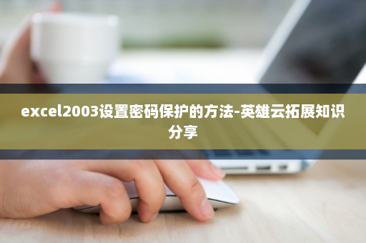 excel2003设置密码保护的方法-英雄云拓展知识分享