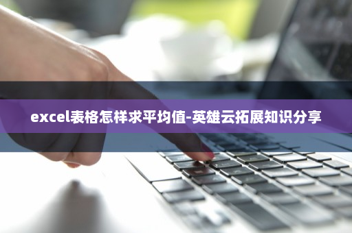 excel表格怎样求平均值-英雄云拓展知识分享