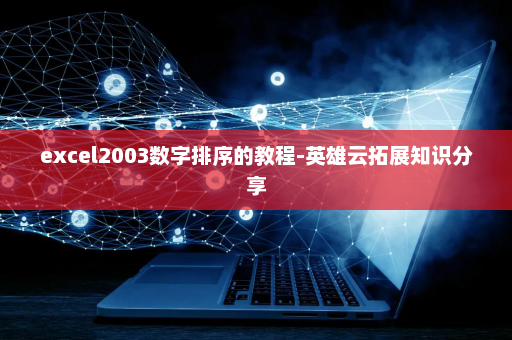 excel2003数字排序的教程-英雄云拓展知识分享