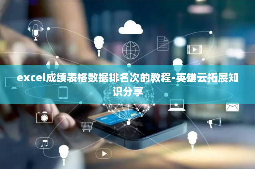 excel成绩表格数据排名次的教程-英雄云拓展知识分享