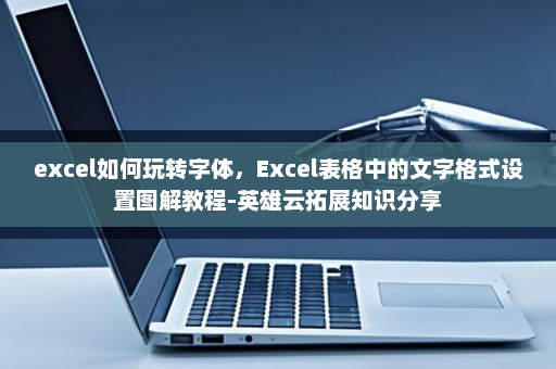 excel如何玩转字体，Excel表格中的文字格式设置图解教程-英雄云拓展知识分享