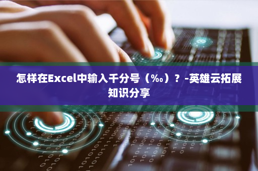 怎样在Excel中输入千分号（‰）？-英雄云拓展知识分享