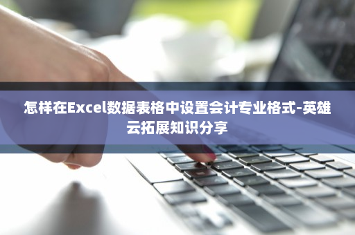怎样在Excel数据表格中设置会计专业格式-英雄云拓展知识分享