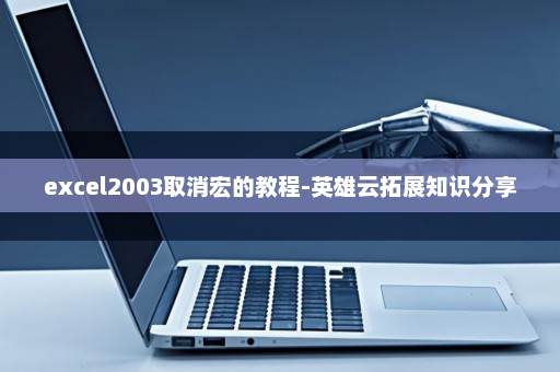 excel2003取消宏的教程-英雄云拓展知识分享