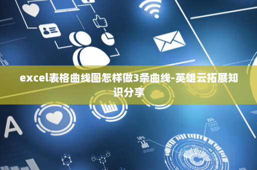 excel表格曲线图怎样做3条曲线-英雄云拓展知识分享