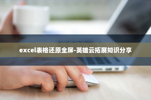 excel表格还原全屏-英雄云拓展知识分享