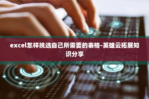 excel怎样挑选自己所需要的表格-英雄云拓展知识分享