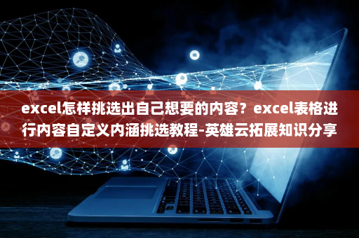 excel怎样挑选出自己想要的内容？excel表格进行内容自定义内涵挑选教程-英雄云拓展知识分享